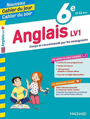 Cahier Du Jour/cahier Du Soir Anglais 6e