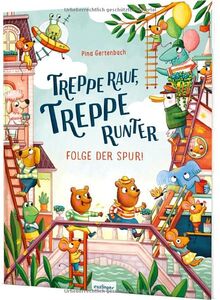 Treppe rauf, Treppe runter – Folge der Spur!: Suchbilder ab 4 Jahren
