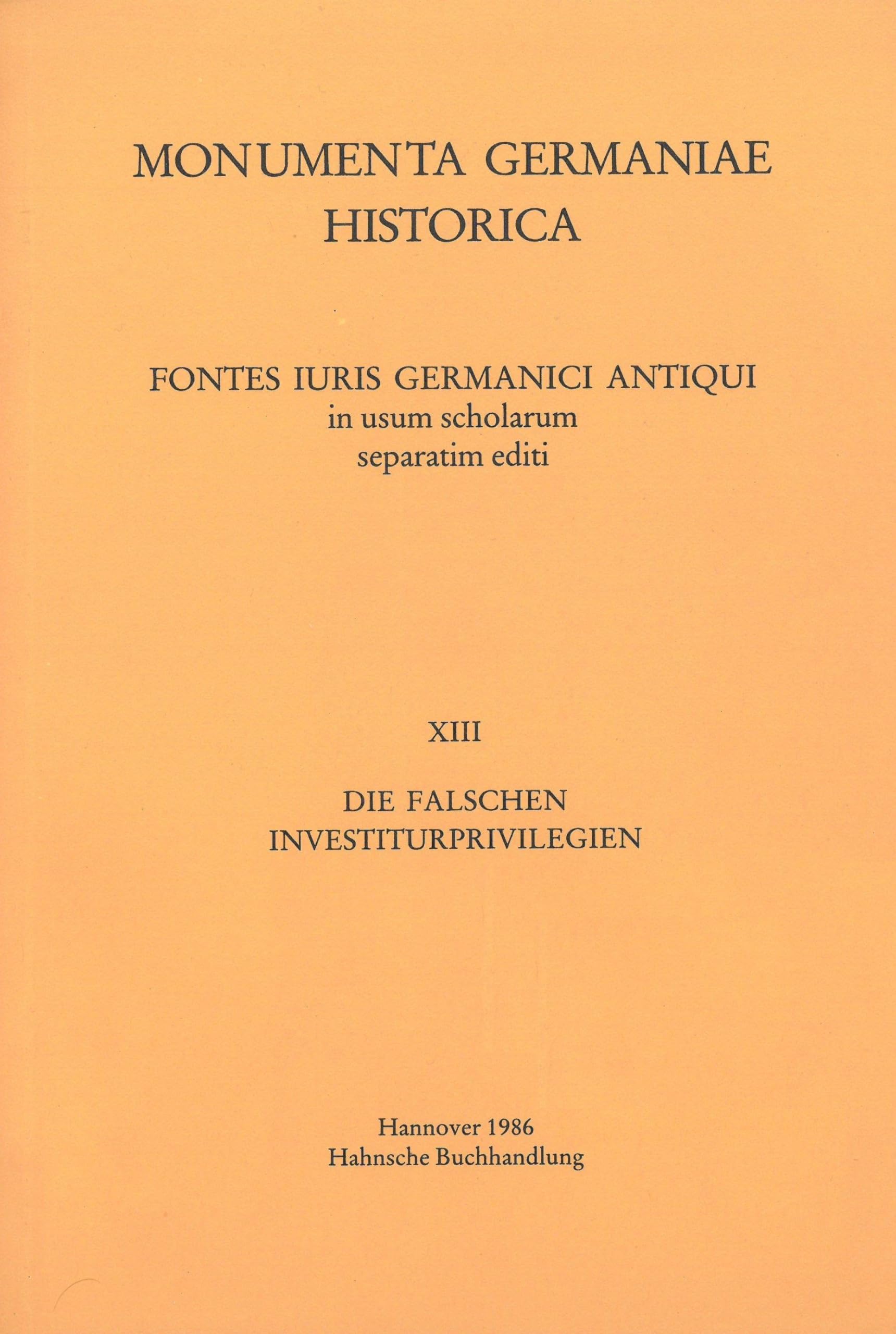 Die Falschen Investiturprivilegien