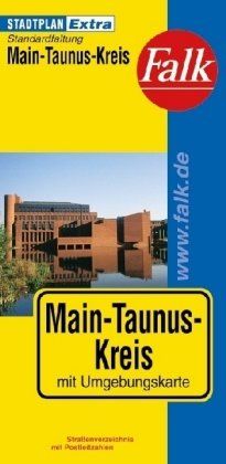 Falk Stadtplan Extra Standardfaltung Main-Taunus-Kreis