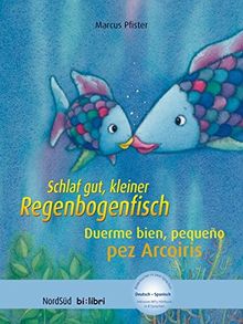 Schlaf gut, kleiner Regenbogenfisch: Kinderbuch Deutsch-Spanisch mit MP3-Hörbuch zum Herunterladen