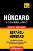 Vocabulario español-húngaro - 9000 palabras más usadas (Spanish collection, Band 155)