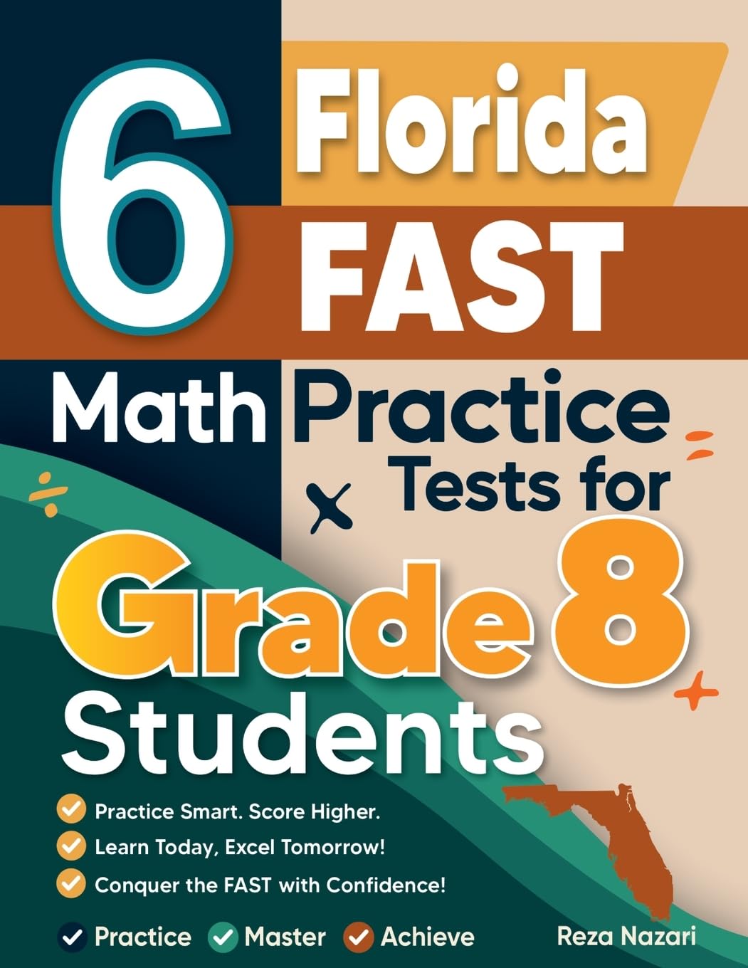 6 Florida FAST Math Practice Tests for Grade 8 Students von Reza Nazari ...