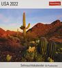 USA Sehnsuchtskalender 2022 - Reisekalender - Postkartenkalender mit Wochenkalendarium - 53 perforierte Postkarten - zum Aufstellen oder Aufhängen - 16 x 17,5 cm: Sehnsuchtskalender, 53 Postkarten