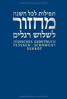 Jüdisches Gebetbuch Hebräisch-Deutsch: Pessach/Schawuot/Sukkot: 2