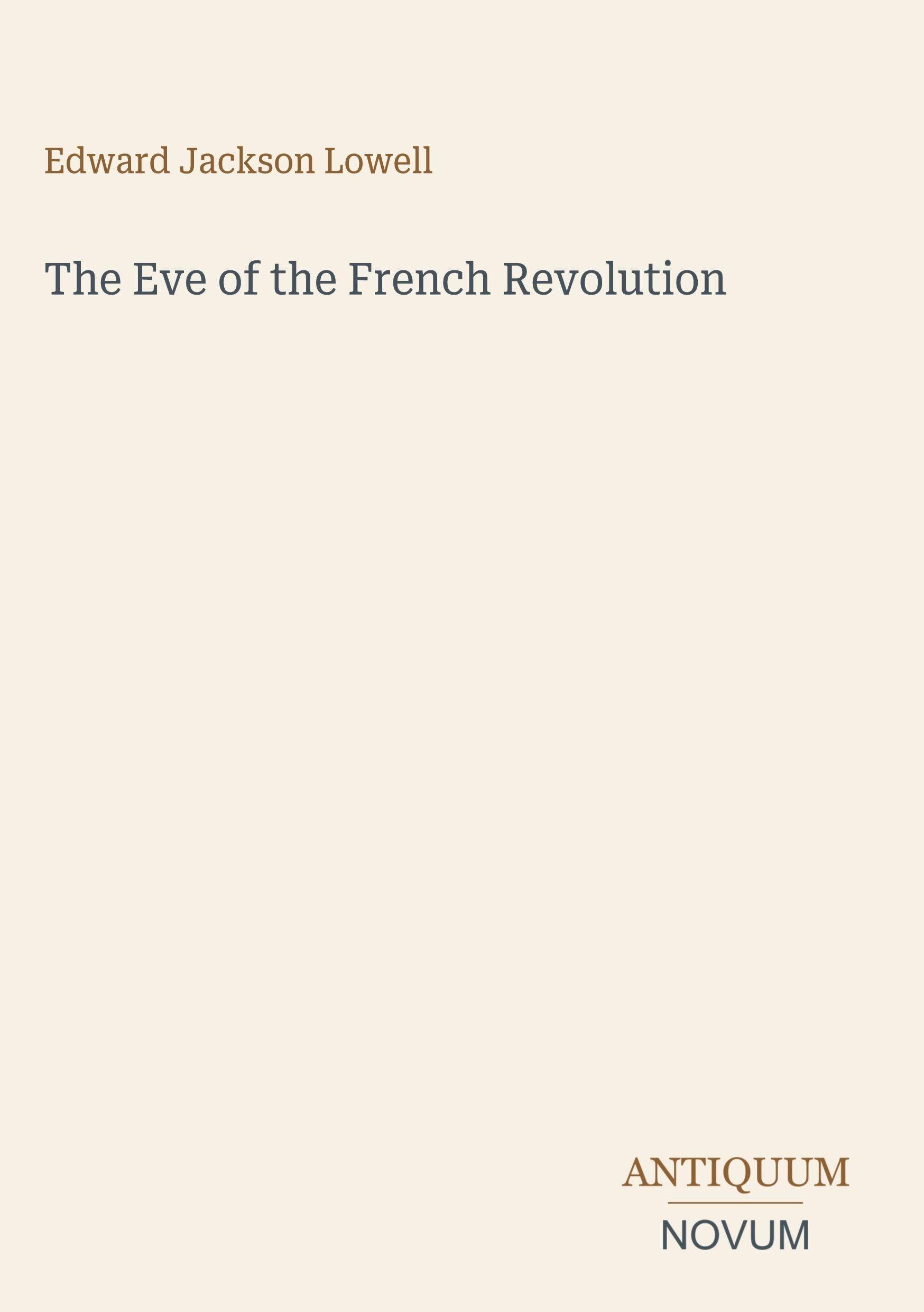 The Eve of the French Revolution