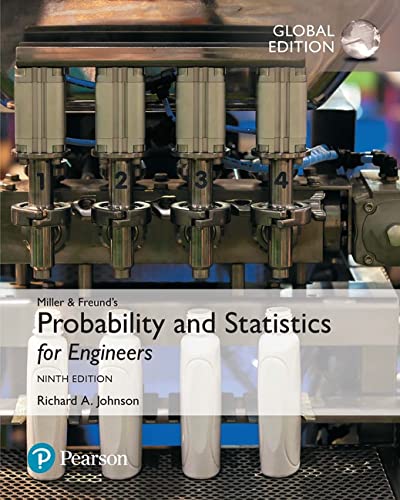 Richard Johnson Miller & Freund's Probability And Statistics For Engineers, Global Edition