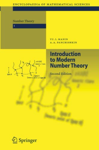 Introduction to Modern Number Theory: Fundamental Problems, Ideas and Theories (Encyclopaedia of Mathematical Sciences, Band 49)