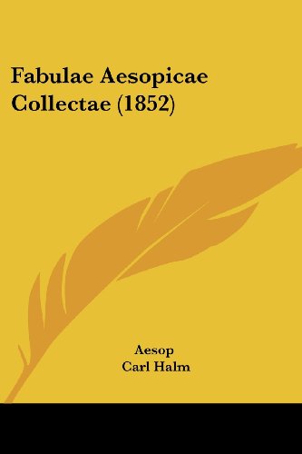 Fabulae Aesopicae Collectae (1852)