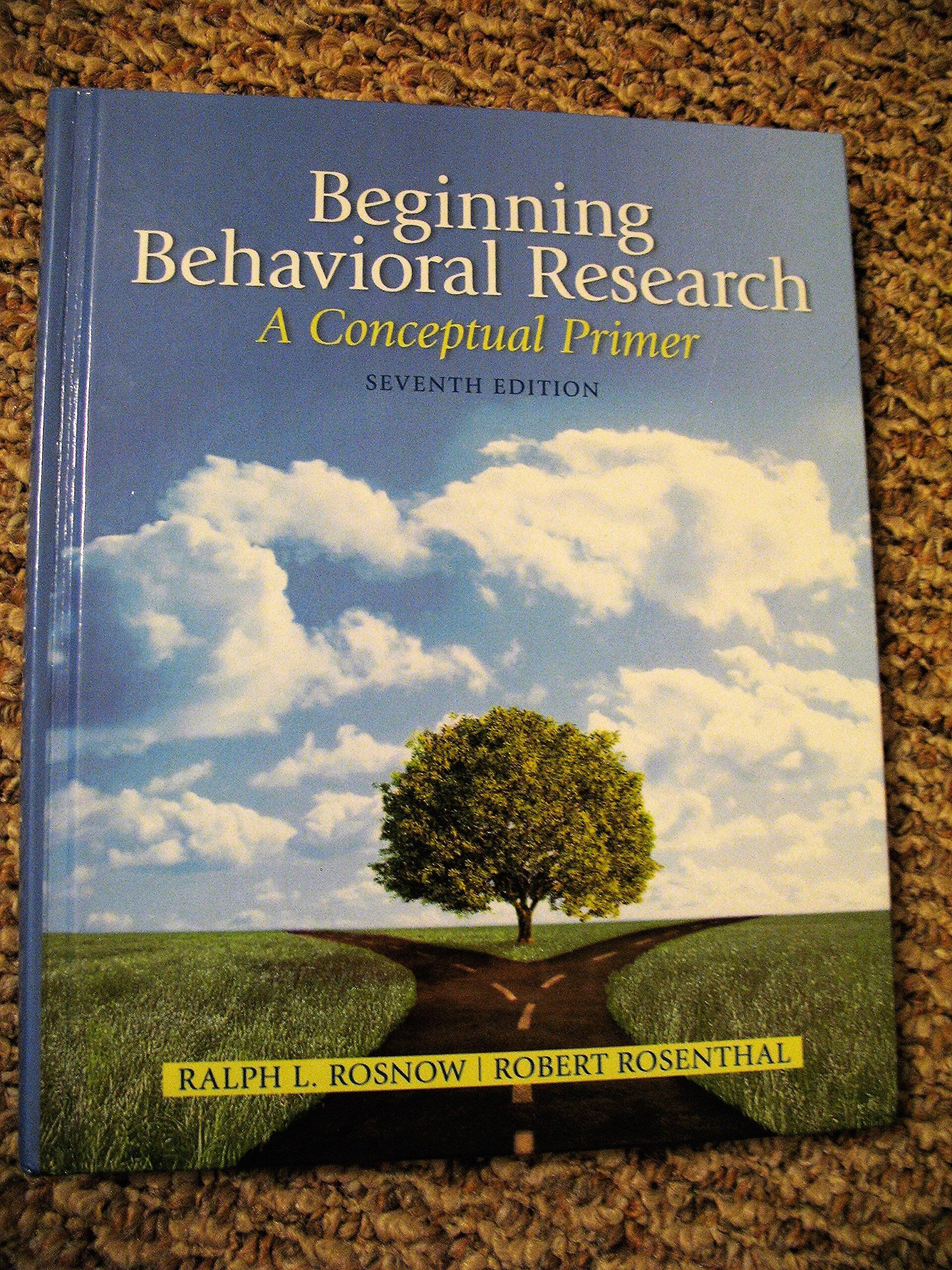 Beginning Behavioral Research: A Conceptual Primer