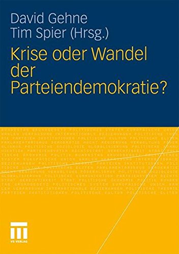 Krise oder Wandel der Parteiendemokratie?
