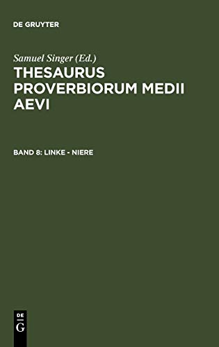 Linke - Niere (Thesaurus proverbiorum medii aevi)