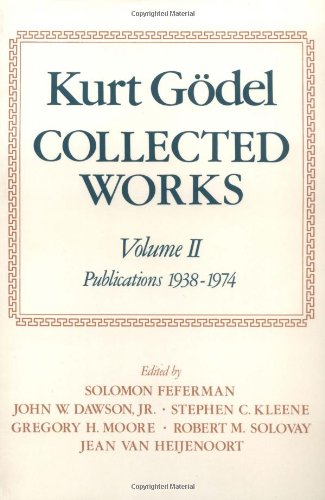 Collected works. Volume II: Publications 1938-1974.