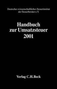 Handbuch zur Umsatzsteuer 2001