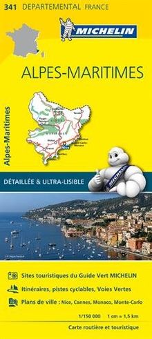 Carte Alpes-Maritimes Michelin