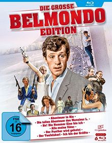 Die große Belmondo-Edition (u.a. Abenteuer in Rio, Monsieur L., Der Teufelskerl, Der Panther wird gehetzt) [Blu-ray]