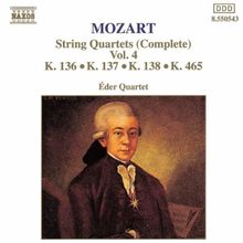 Mozart Streichquartette Vol 4 Eder