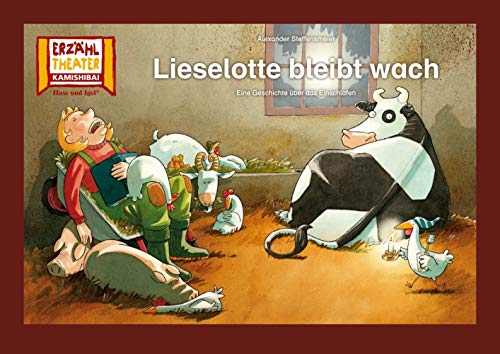 Kamishibai: Lieselotte bleibt wach: 12 Bildkarten für das Erzähltheater