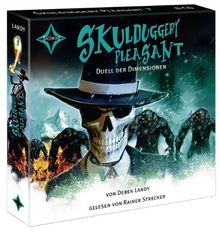 Skulduggery Pleasant - Folge 7: Duell der Dimensionen. Gelesen von Rainer Strecker, 8 CDs Cap-Box, ca. 11 Std.