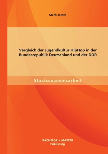 Vergleich der Jugendkultur HipHop in der Bundesrepublik Deutschland und der Ddr
