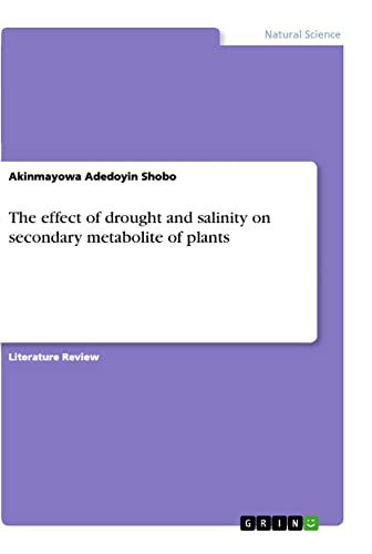 The effect of drought and salinity on secondary metabolite of plants
