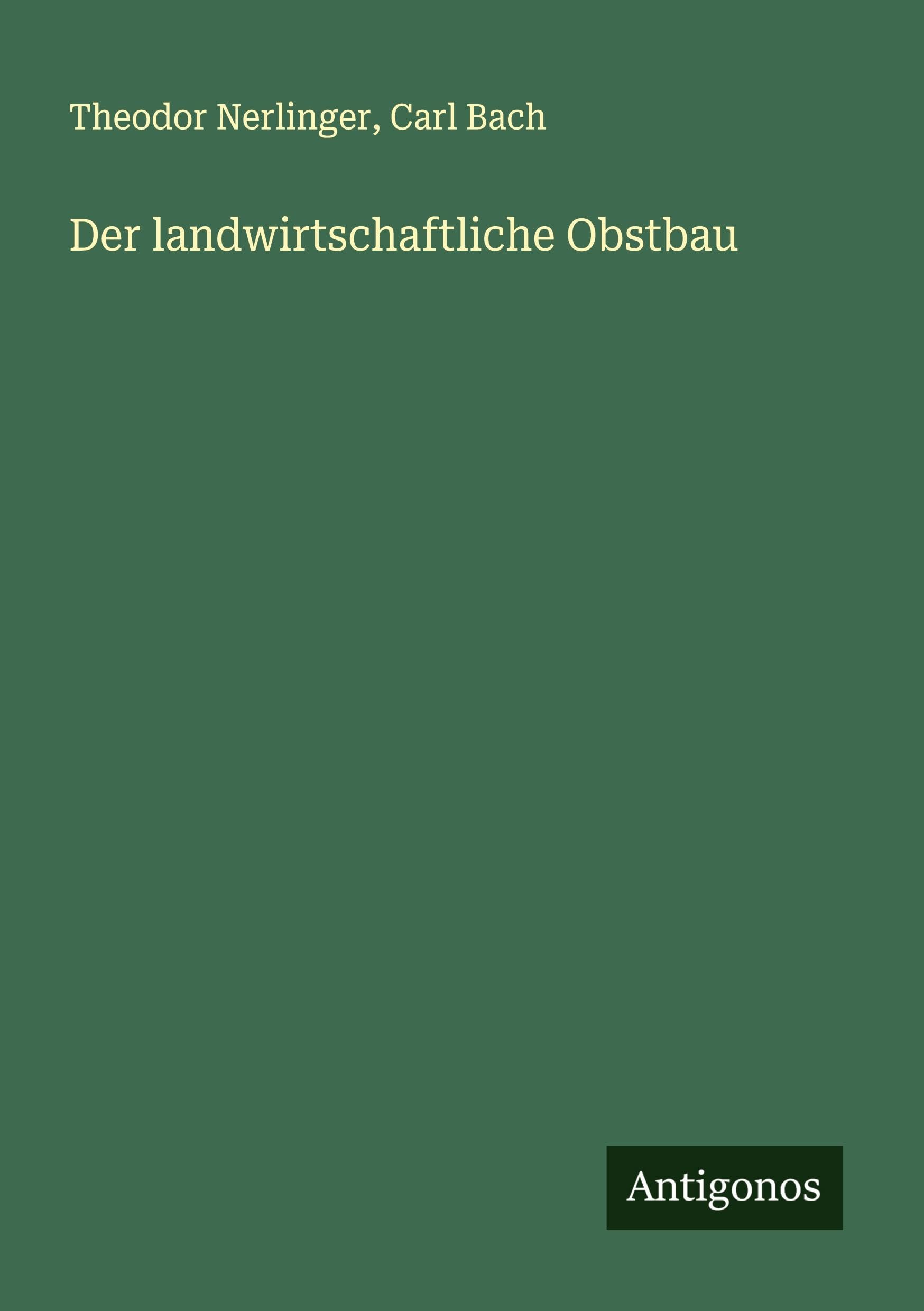 Der landwirtschaftliche Obstbau
