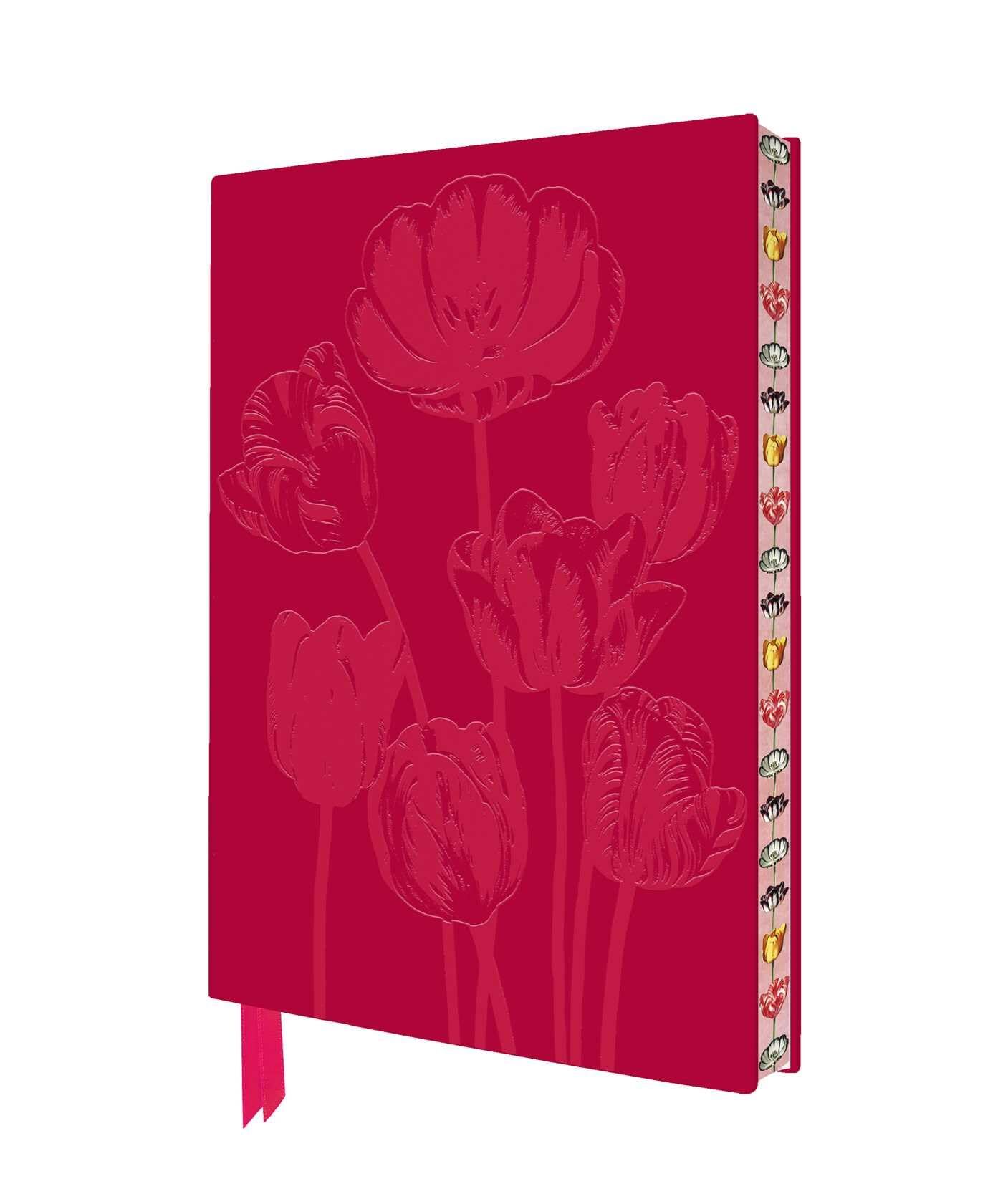 Flame Tree Publishing Exquisit Premium Notizbuch Din A5, Tempel Of Flora, Tulpen, Unser Hochwertiges, Liniertes Blankbook Mit Softcovereinband Aus Kunstleder Mit ...