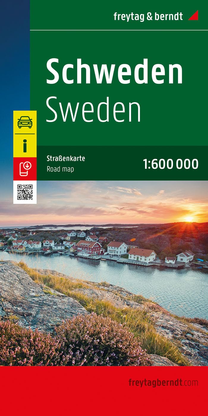 Schweden, Straßenkarte 1:600.000, freytag & berndt (freytag & berndt Auto + Freizeitkarten)