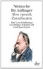 Nietzsche für Anfänger: Also sprach Zarathustra: Eine Lese-Einführung