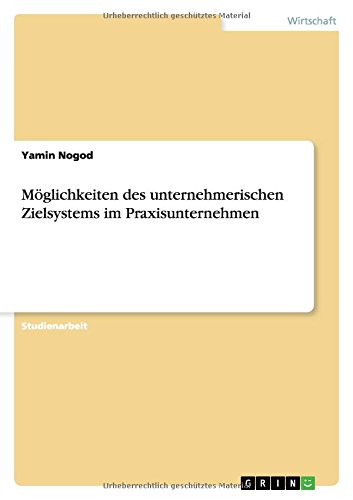 Möglichkeiten des unternehmerischen Zielsystems im Praxisunternehmen