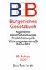Bürgerliches Gesetzbuch BGB: mit Allgemeinem Gleichbehandlungsgesetz, Produkthaftungsgesetz, Unterlassungsklagengesetz, Wohnungseigentumsgesetz, ... und Erbbaurechtsgesetz (dtv Beck Texte)