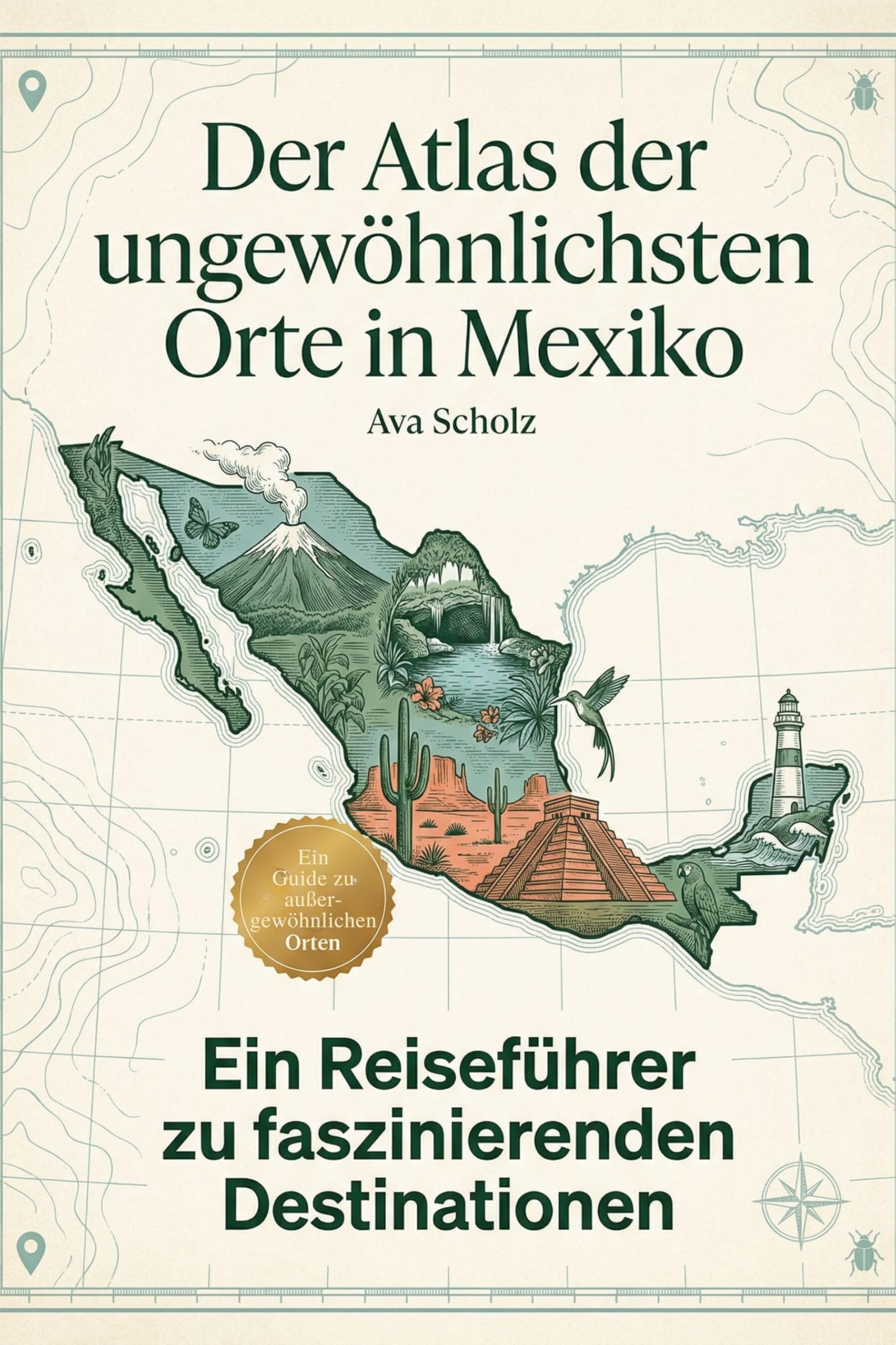 Der Atlas der ungewöhnlichsten Orte in Mexiko: Ein Reiseführer zu faszinierenden Destinationen. Der ultimative Guide für Entdecker und Kultur-Abenteurer. Das perfekte Geschenk für Mexiko-Fans