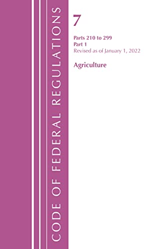 Code of Federal Regulations, Title 07 Agriculture 210-299, Revised as of January 1, 2022: PART 1