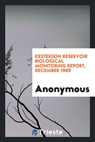 Kesterson Reservoir biological monitoring report, December 1989