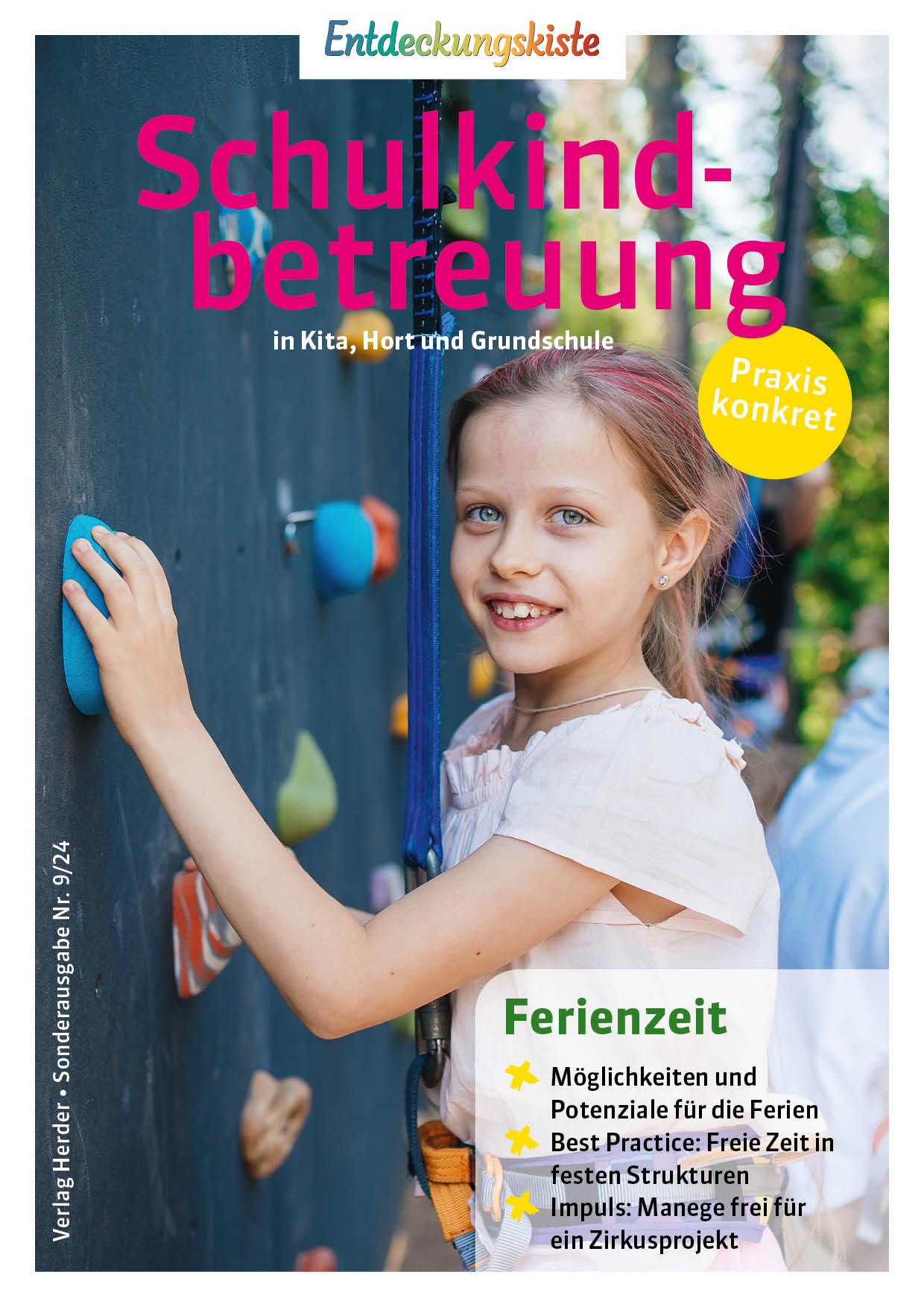 Ferienzeit: Entdeckungskiste: Schulkindbetreuung in Kita, Hort und Grundschule