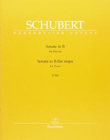 Sonate B-Dur d 960 Urtext. Klavier