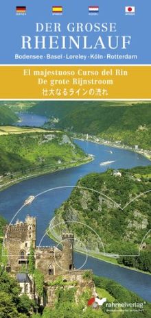 Der große Rheinlauf; viersprachig: deutsch, spanisch, niederländisch, japanisch