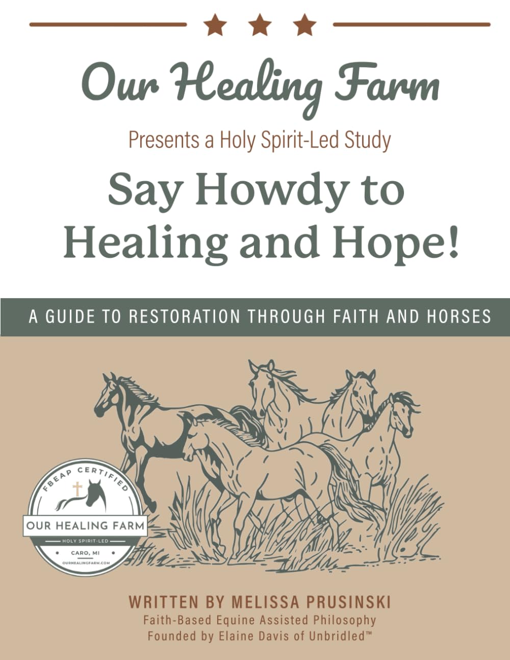 Say Howdy to Healing and Hope!: A Guide to Restoration Through Faith and Horses