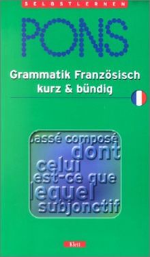 PONS Grammatik kurz & bündig, Französisch