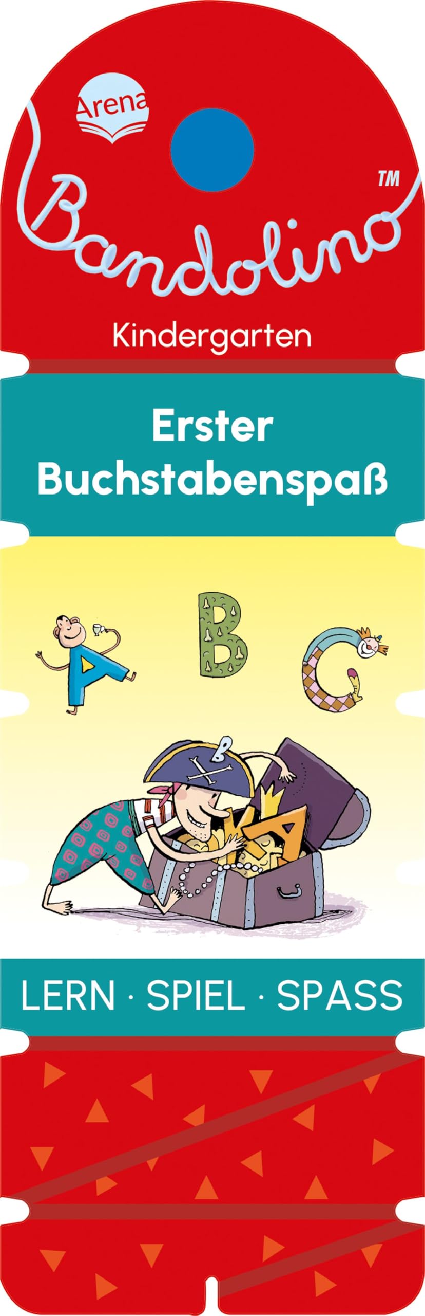 Bandolino. Erster Buchstabenspaß: Lernspiel mit Lösungskontrolle für Kinder ab 4 Jahren
