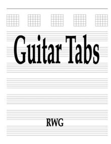 Guitar Tabs: 50 Pages 8.5" X 11"