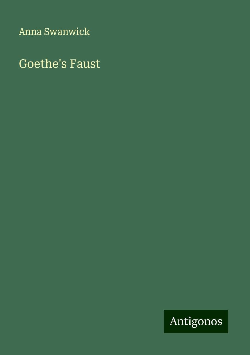 Goethe's Faust