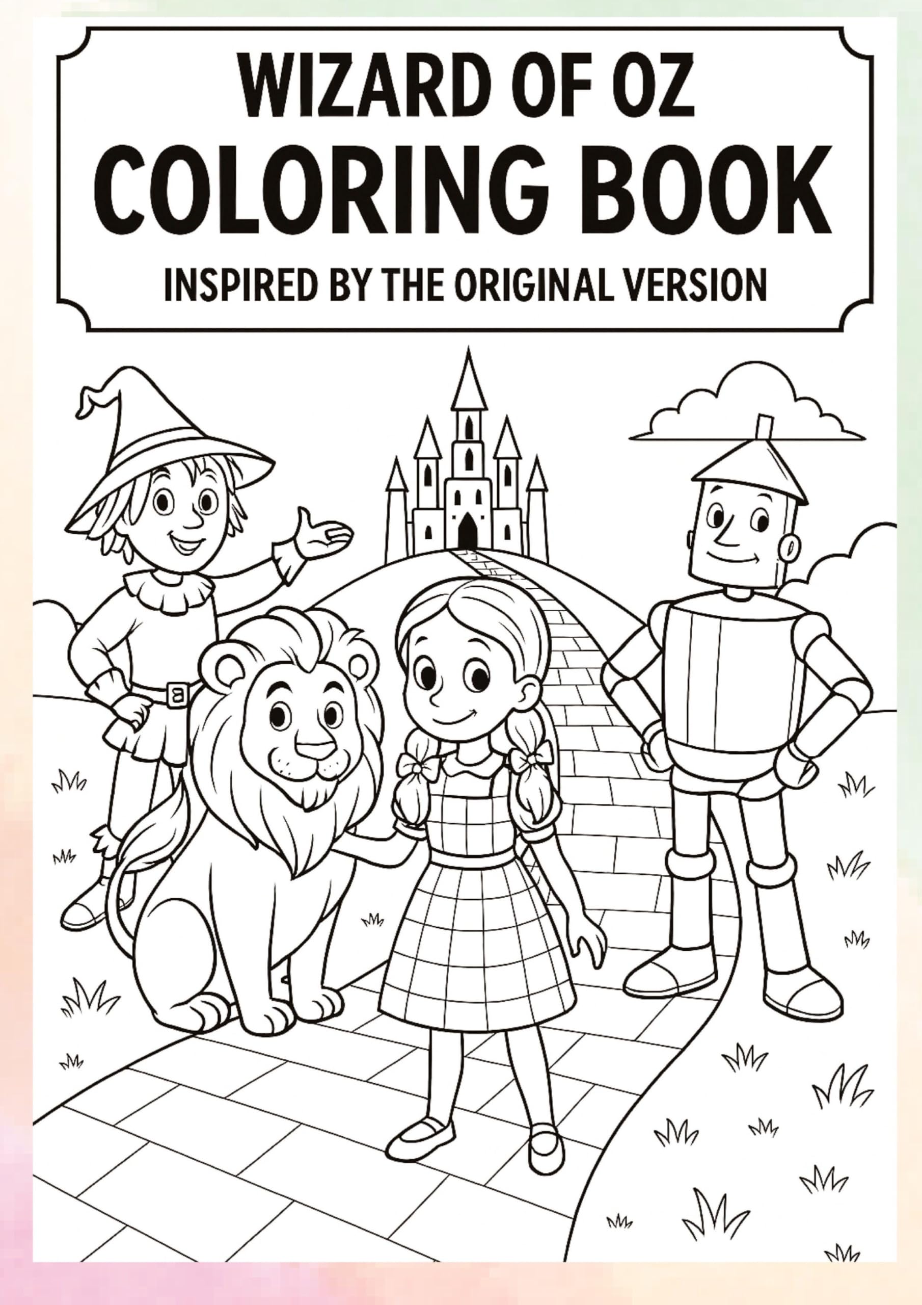 Wizard of Oz Coloring Book: A coloring book for children inspired by the original version