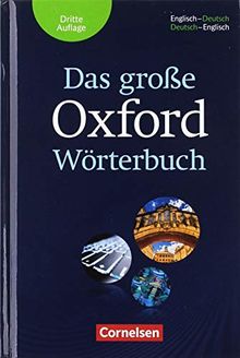 Das große Oxford Wörterbuch - Third Edition: Wörterbuch mit beigelegtem Exam Trainer: Englisch-Deutsch/Deutsch-Englisch (Das Grosse Oxford Woerter)