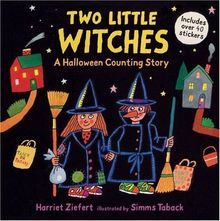 Two Little Witches: A Halloween Counting Story Sticker Book