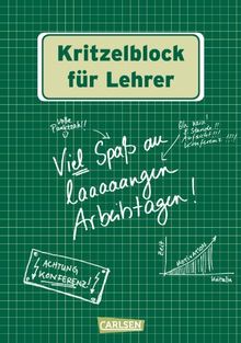 Kritzelblock für Lehrer