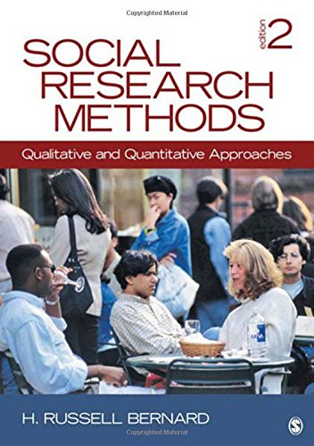 Bernard, H. Russell Social Research Methods, Qualitative And Quantitative Approaches