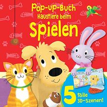 Pop-Up-Buch Haustiere beim Spielen