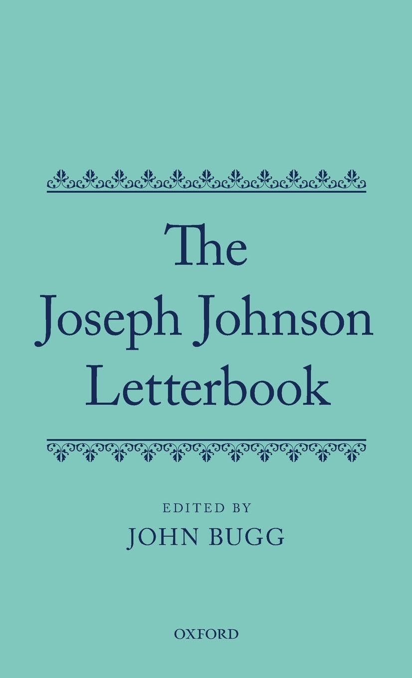 JOSEPH JOHNSON LETTERBOOK C