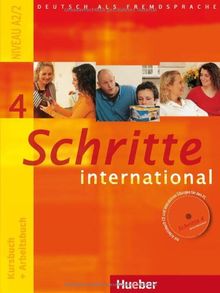 Schritte international 4: Deutsch als Fremdsprache / Kursbuch + Arbeitsbuch mit Audio-CD zum Arbeitsbuch und interaktiven Übungen